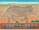 Fr&ouml;hlicher Elefant